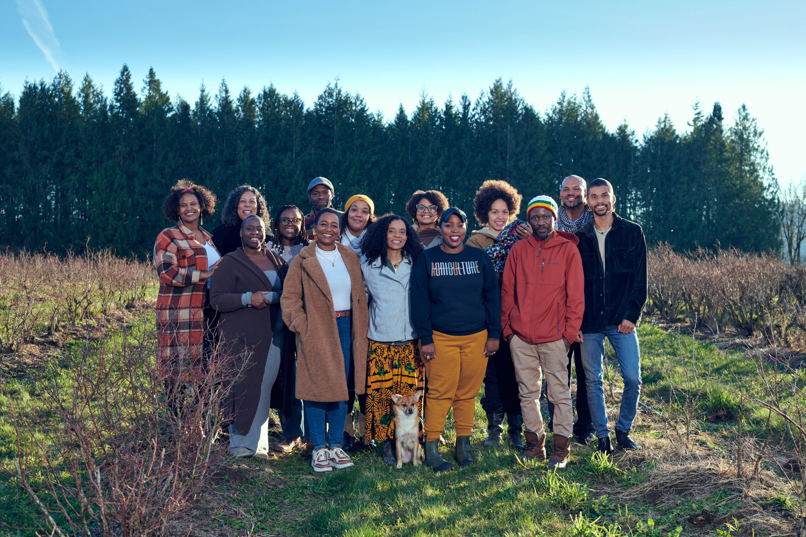 A Black farmer working land in the Pacific Northwest